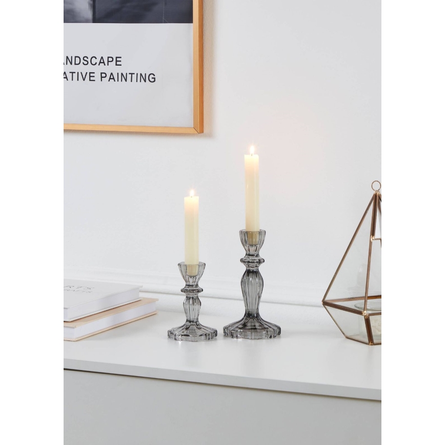 Eglo - Κηροπήγιο 11x7,5 cm γκρι