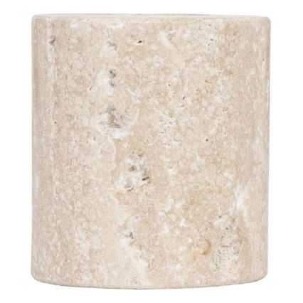 Eglo - Κηροπήγιο 5x5 cm μπεζ μάρμαρο/μπεζ