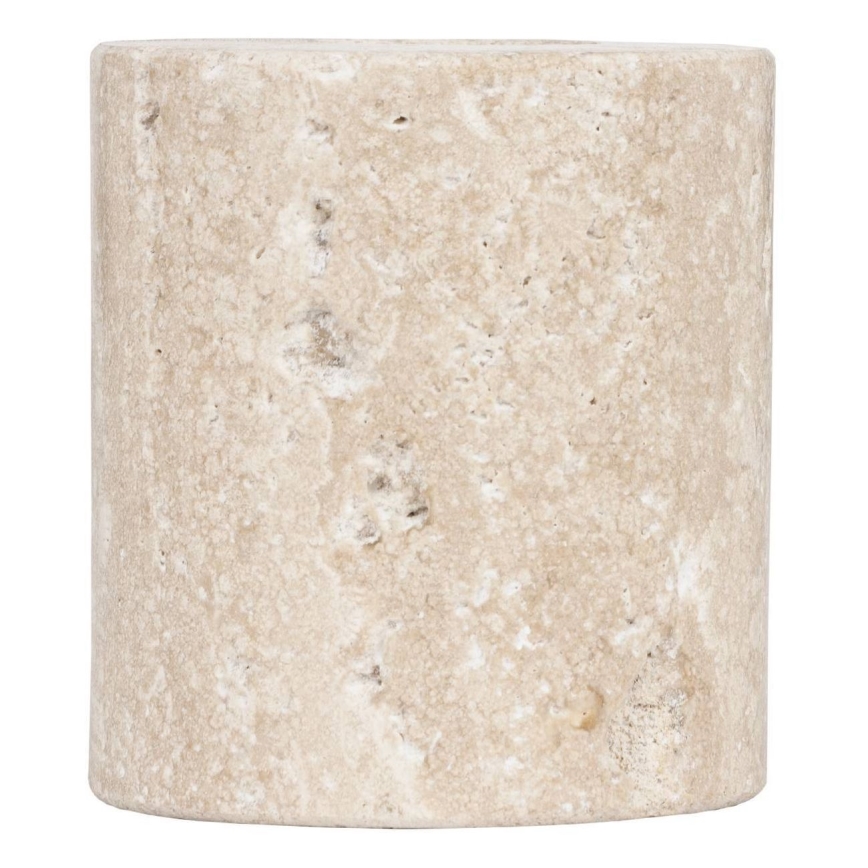 Eglo - Κηροπήγιο 5x5 cm μπεζ μάρμαρο/μπεζ