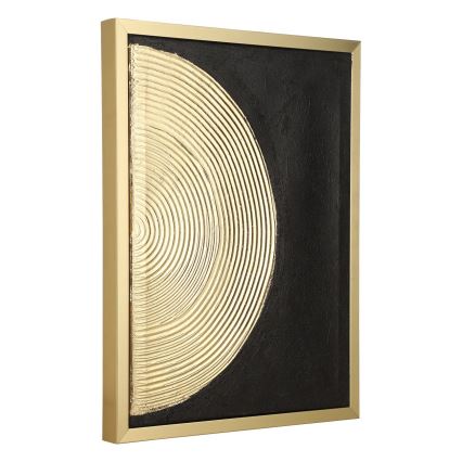 Eglo - ΣΕΤ 2x Painting on canvas 43x33 cm μαύρο/χρυσό