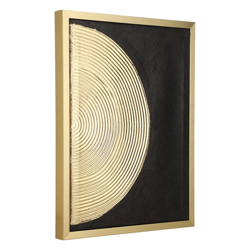Eglo - ΣΕΤ 2x Painting on canvas 43x33 cm μαύρο/χρυσό