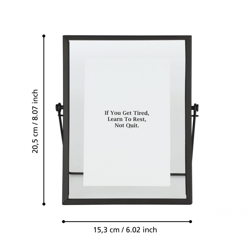 Eglo - Κορνίζα φωτογραφιών 10x15 εκ. μαύρη