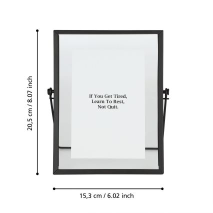 Eglo - Κορνίζα για φωτογραφία 10x15 cm μαύρο