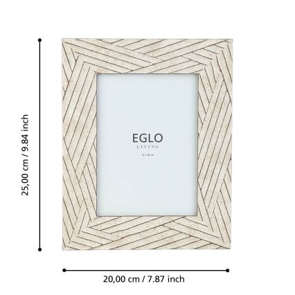 Eglo - Κορνίζα για φωτογραφία 13x18 cm μπεζ