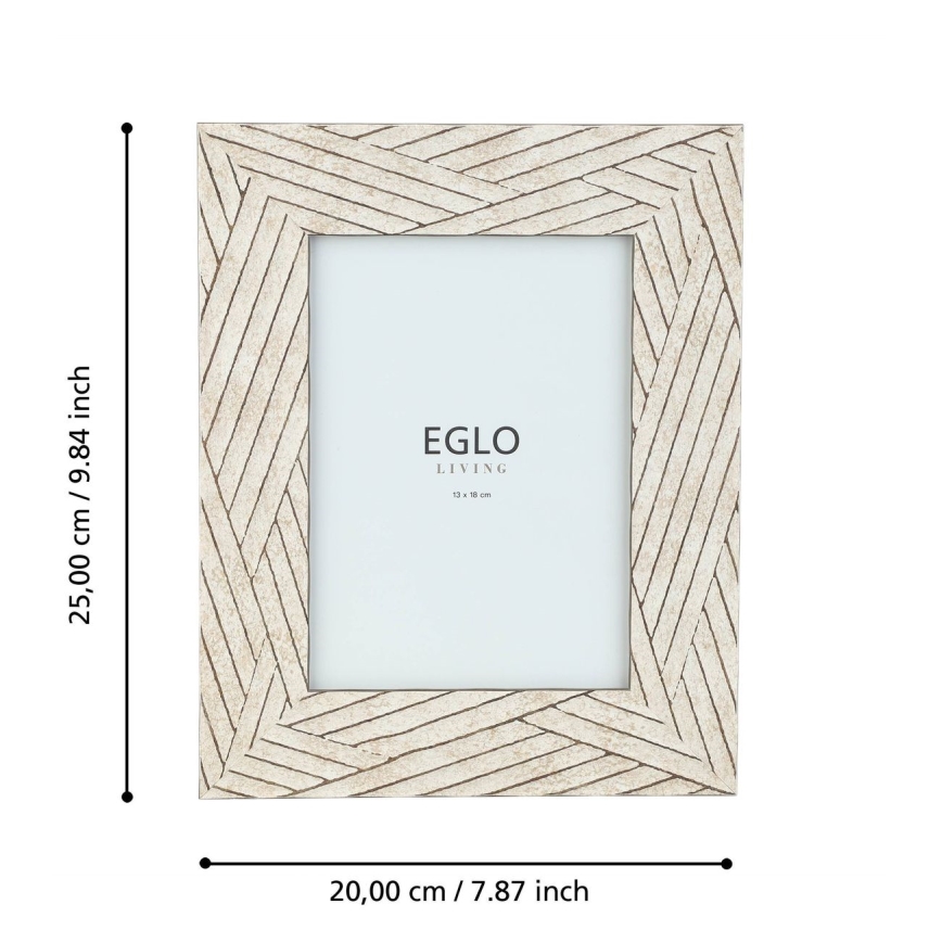 Eglo - Κορνίζα για φωτογραφία 13x18 cm μπεζ