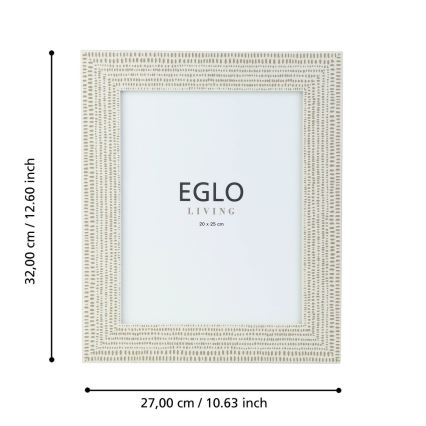 Eglo - Κορνίζα για φωτογραφία 20x25 cm κρεμ