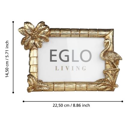Eglo - Κορνίζα για φωτογραφία 10x15 cm χρυσό