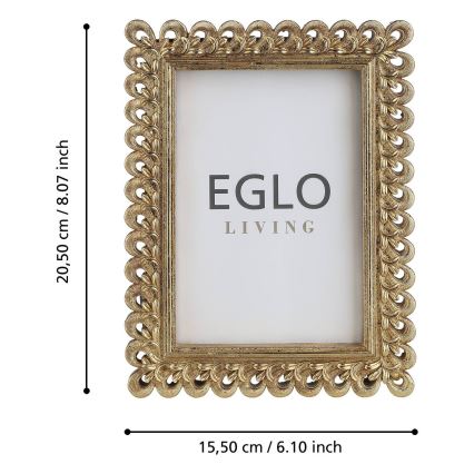 Eglo - Κορνίζα για φωτογραφία 10x15 cm χρυσό