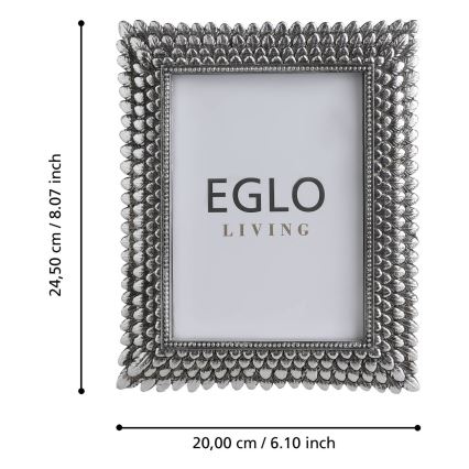 Eglo - Κορνίζα για φωτογραφία 13x18 cm ασημί