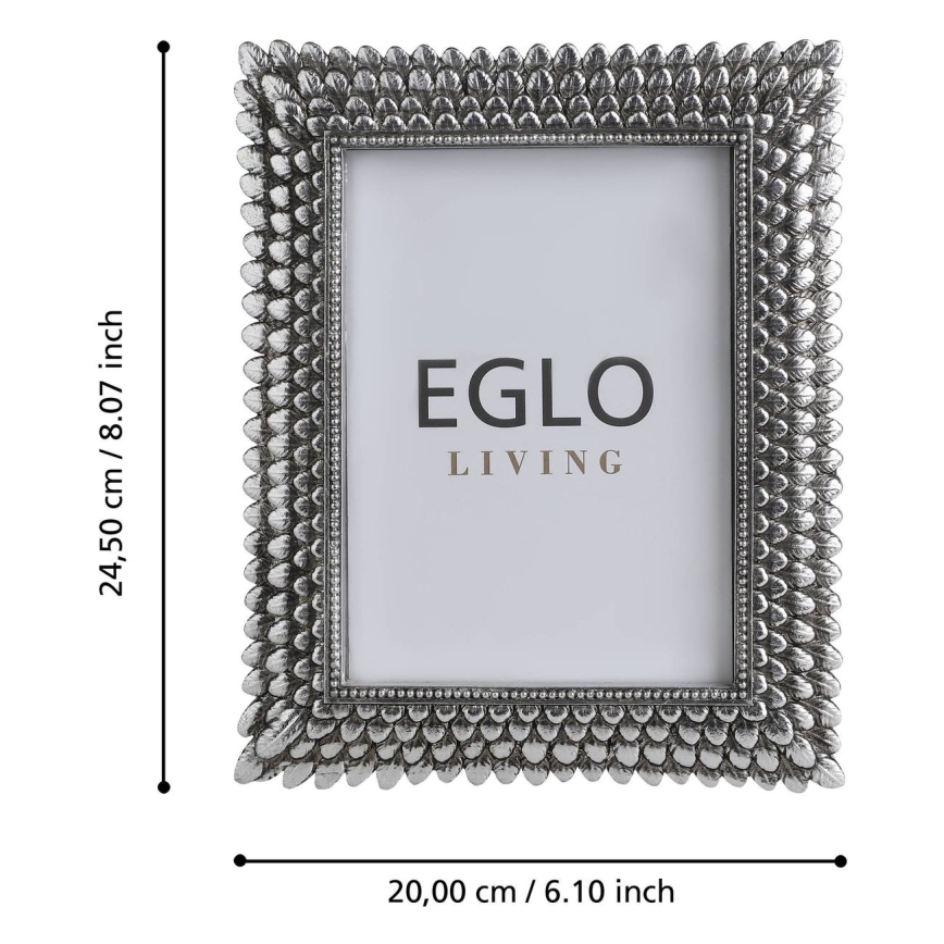 Eglo - Κορνίζα για φωτογραφία 13x18 cm ασημί