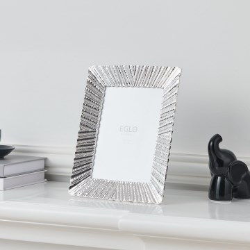 Eglo 423221 - Κορνίζα φωτογραφιών BUGRINO 13x18 cm ασημένια