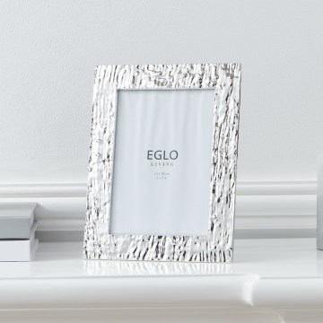 Eglo 423222 - Κορνίζα φωτογραφίας BUGRINO 13x18 εκ. ασημένια