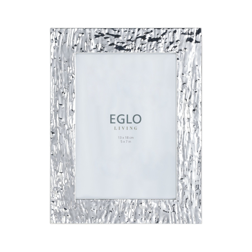 Eglo 423222 - Κορνίζα φωτογραφίας BUGRINO 13x18 εκ. ασημένια