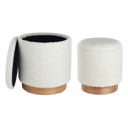 Eglo - ΣΕΤ 2x Σκαμπό διάμετρος 30,5/37 cm λευκό