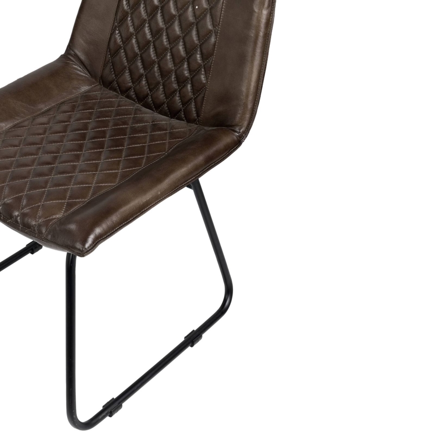 Eglo - Καρέκλα τραπεζαρίας 88x63 cm καφέ