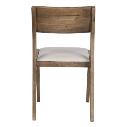 Eglo - Καρέκλα τραπεζαρίας 84x55 cm καφέ/κρεμ