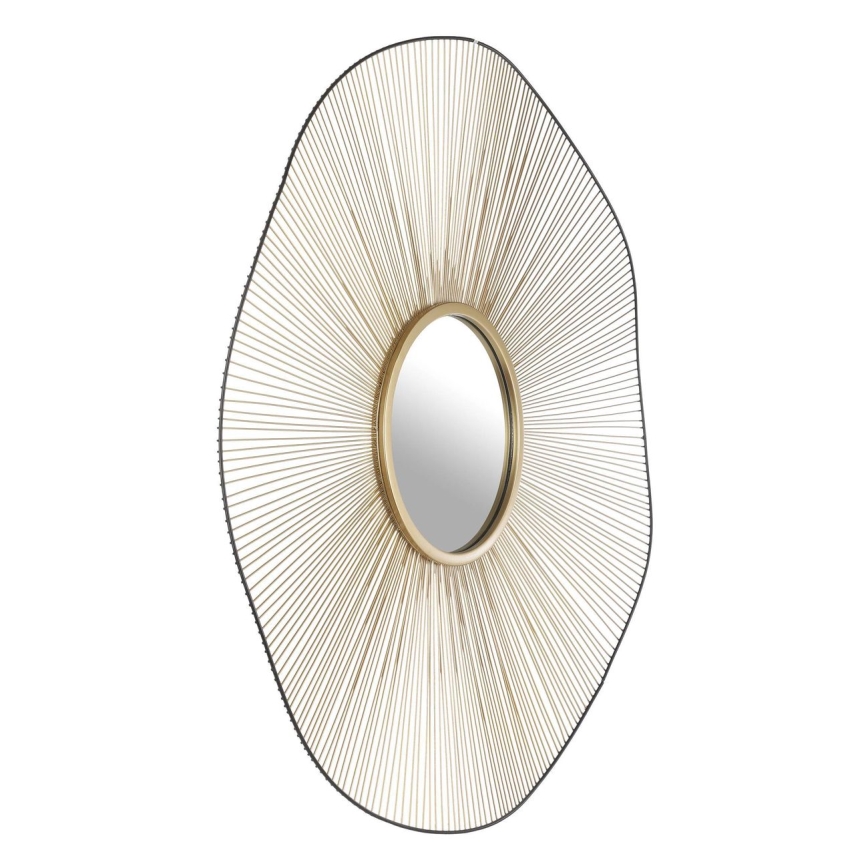 Eglo - Επιτοίχιος καθρέφτης διάμετρος 76 εκ. χρυσό/μαύρο