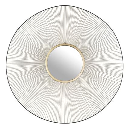 Eglo - Επιτοίχιος καθρέφτης διάμετρος 76 εκ. χρυσό/μαύρο