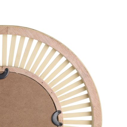 Eglo 425037 - Επιτοίχιος καθρέφτης MITSUKE, διάμετρος 40 εκ., από μπαμπού