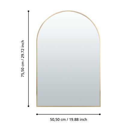 Eglo 425057 - Καθρέφτης τοίχου AMBERY 75,5x50,5 cm χρυσός