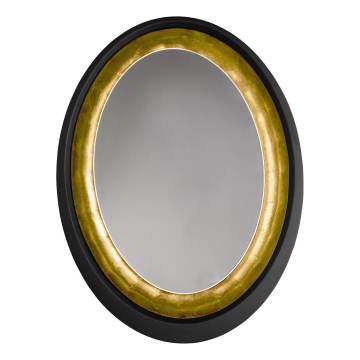 Eglo 425061 - Επιτοίχιος καθρέφτης BONTANG 80x60 cm μαύρο/χρυσό
