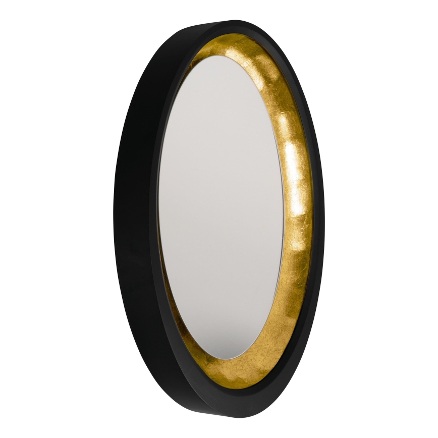 Eglo 425061 - Επιτοίχιος καθρέφτης BONTANG 80x60 cm μαύρο/χρυσό