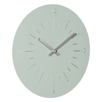 Eglo - Ρολόι τοίχου 1xAA διάμετρος 30 cm πράσινο