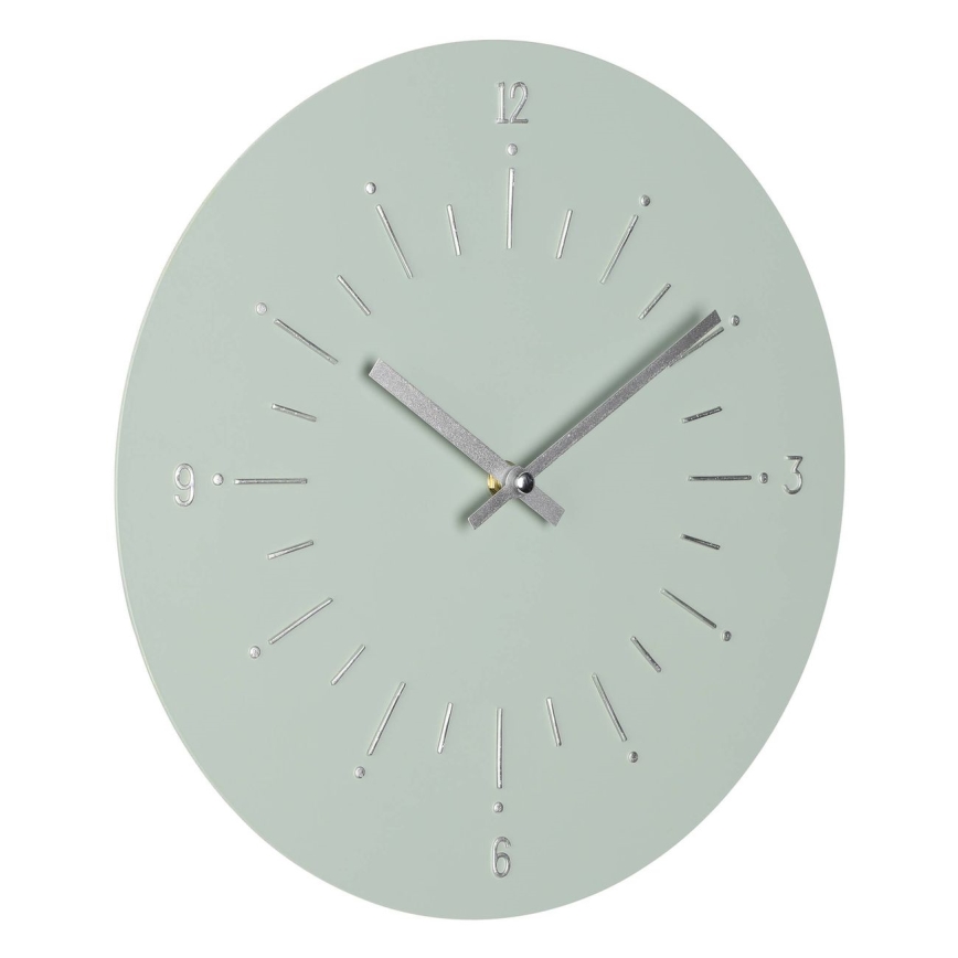 Eglo - Ρολόι τοίχου 1xAA διάμετρος 30 cm πράσινο