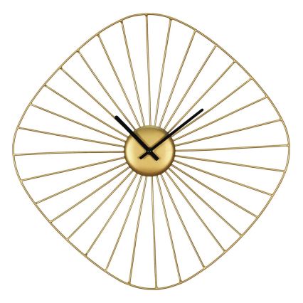 Eglo - Ρολόι τοίχου 1xAA 50x50 cm χρυσό