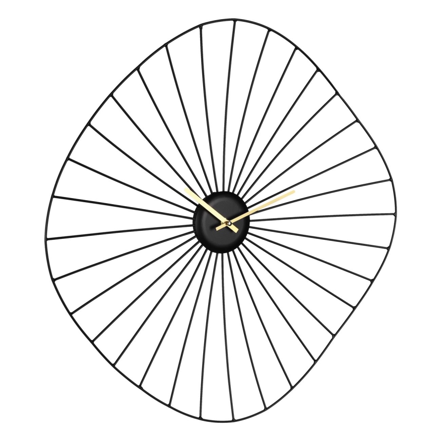 Eglo - Ρολόι τοίχου 1xAA 60x60 cm μαύρο