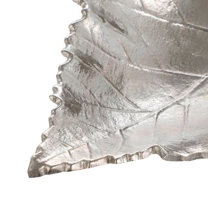 Eglo - Διακοσμητικός δίσκος 18,5x23,5 cm φύλλο/ασημί