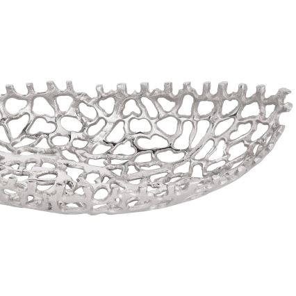 Eglo - ΣΕΤ 2x Διακοσμητικός δίσκος 44/61 cm ασημί