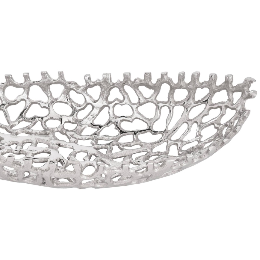 Eglo - ΣΕΤ 2x Διακοσμητικός δίσκος 44/61 cm ασημί