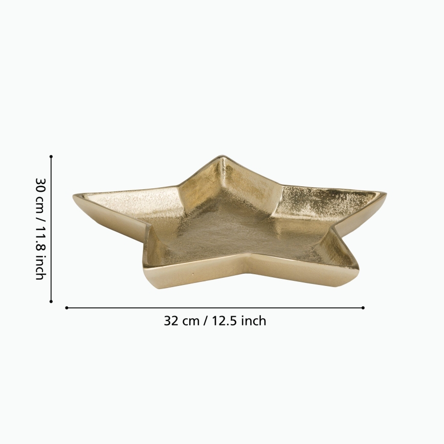 Eglo 427424 - Διακοσμητικός δίσκος AMBOLOSY 30x32 cm χρυσός