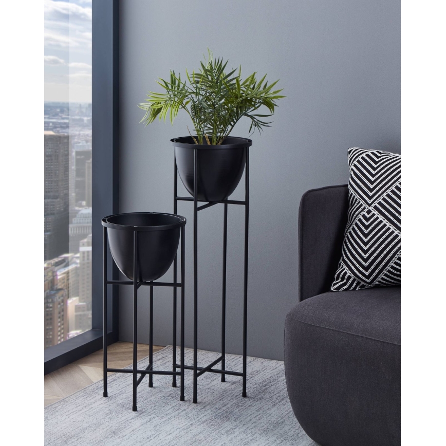 Eglo - Μεταλλικό κασπώ 73x23,5 cm μαύρο