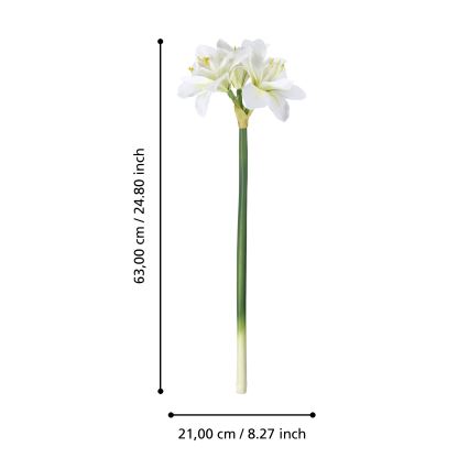 Eglo - Τεχνητό λουλούδι 63 cm λευκό