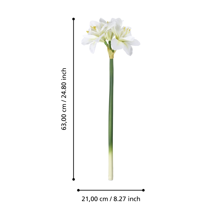 Eglo - Τεχνητό λουλούδι 63 cm λευκό
