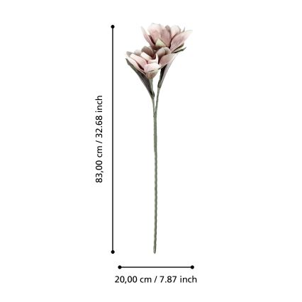 Eglo - Τεχνητό λουλούδι 83 cm ροζ