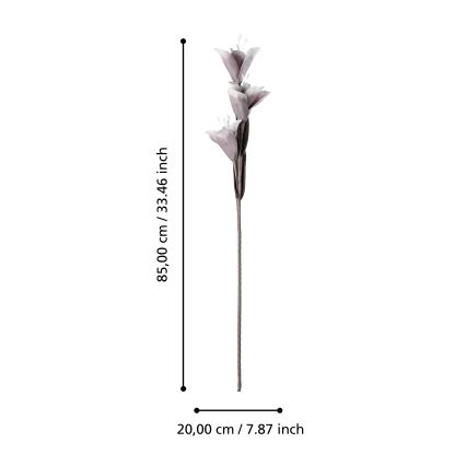 Eglo - Τεχνητό λουλούδι 85 cm μωβ