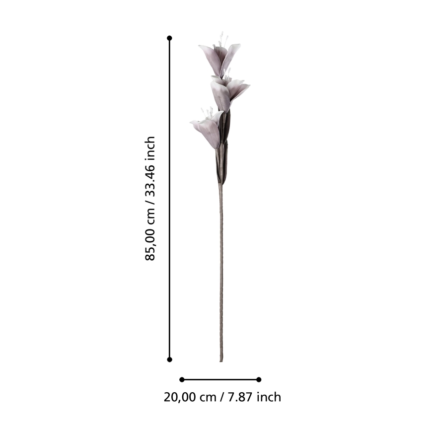 Eglo - Τεχνητό λουλούδι 85 cm μωβ