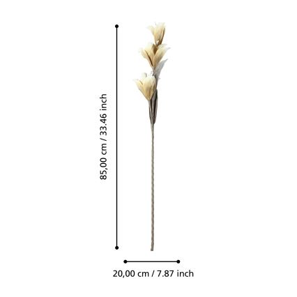 Eglo - Τεχνητό λουλούδι 85 cm κίτρινο