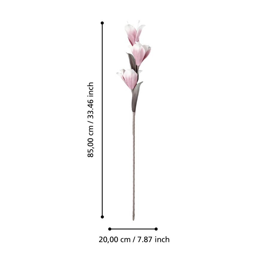 Eglo - Τεχνητό λουλούδι 85 cm ροζ