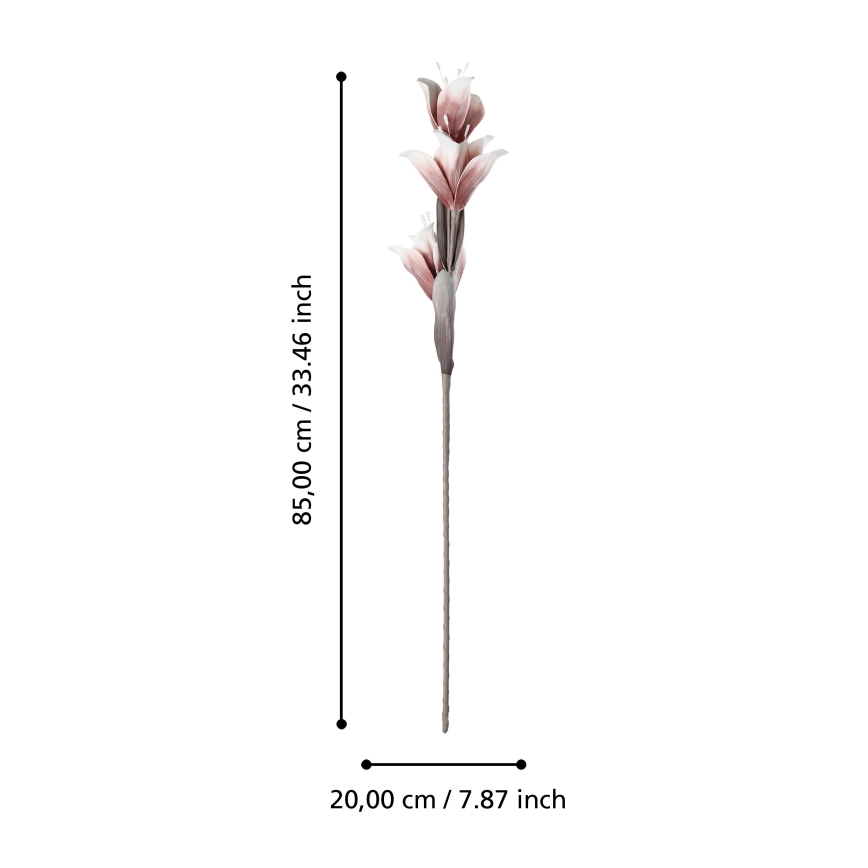 Eglo - Τεχνητό λουλούδι 85 cm κόκκινο