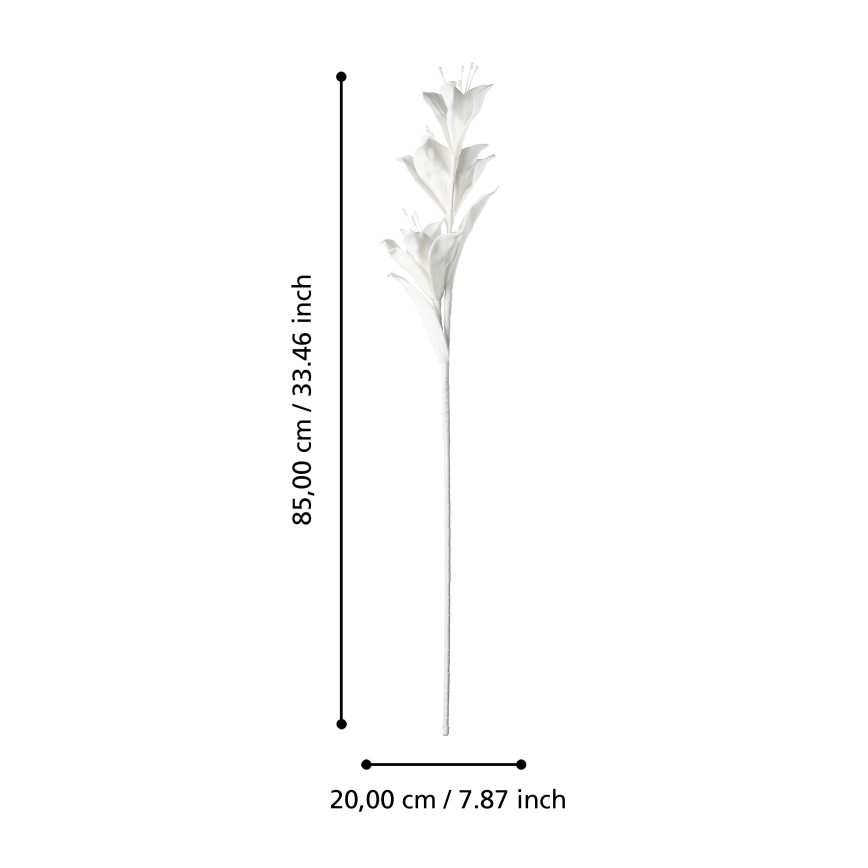 Eglo - Τεχνητό λουλούδι 85 cm λευκό