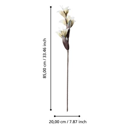 Eglo - Artificial λουλούδι 85 cm λευκό