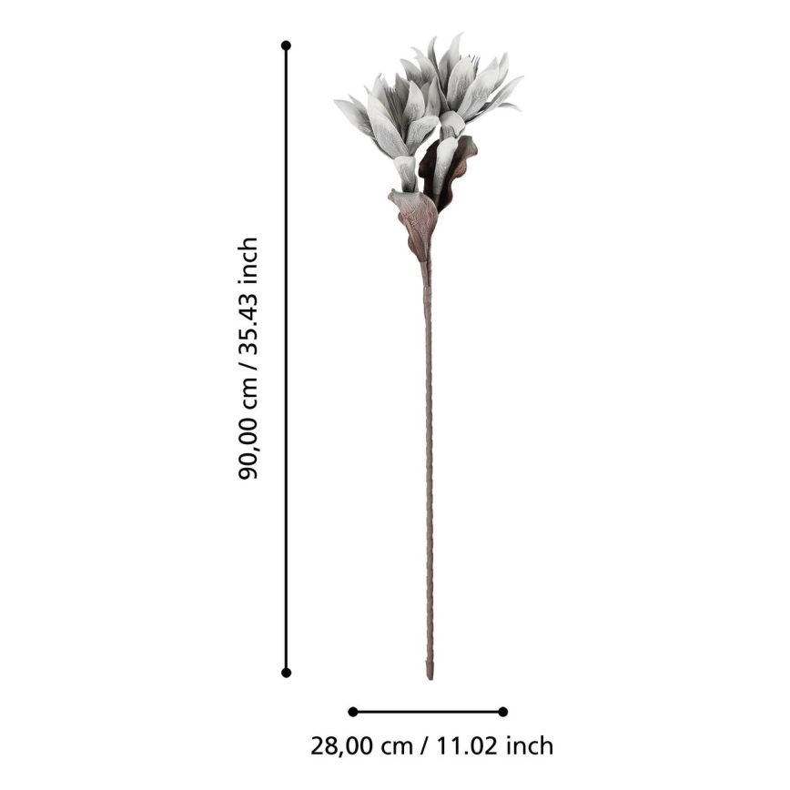 Eglo - Artificial λουλούδι 90 cm γκρι