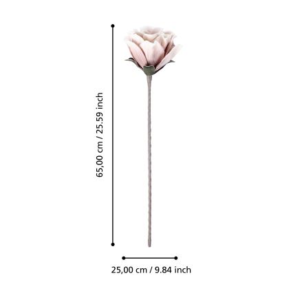 Eglo - Τεχνητό λουλούδι 65 cm ροζ