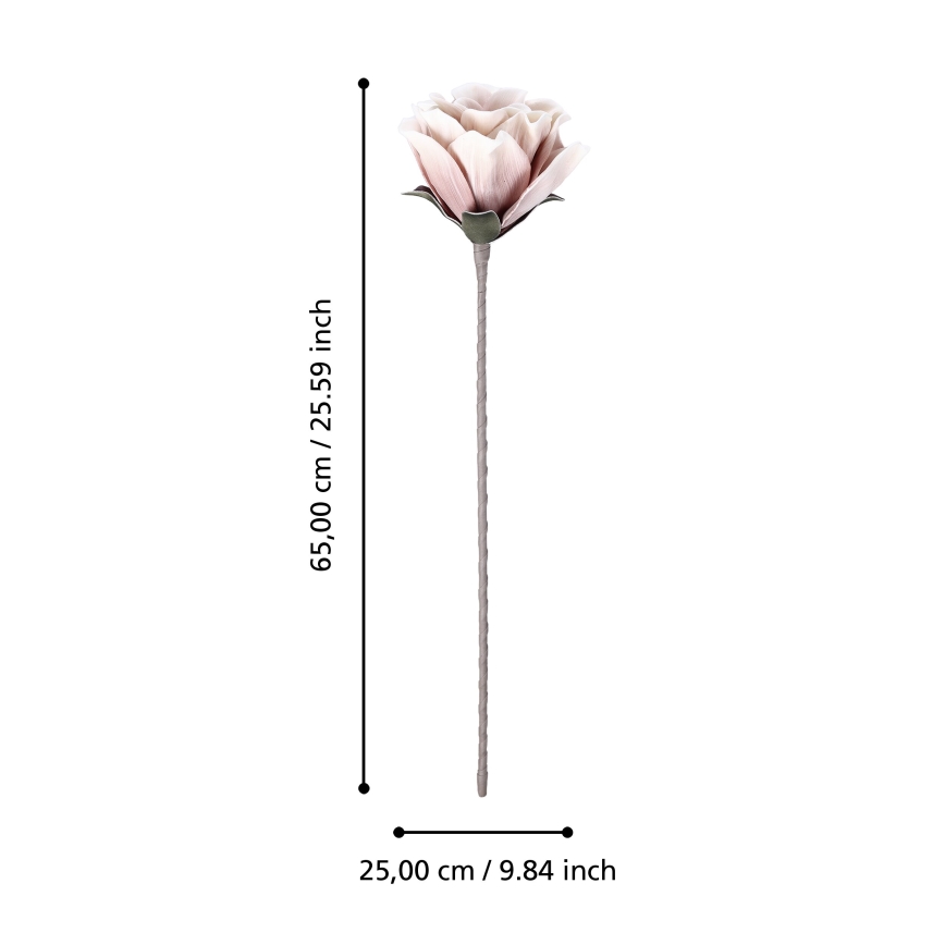 Eglo - Τεχνητό λουλούδι 65 cm ροζ