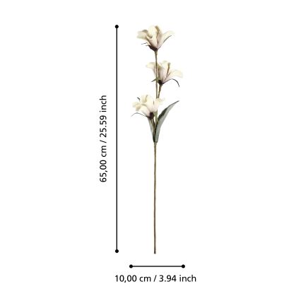 Eglo - Τεχνητό λουλούδι 65 cm μπεζ