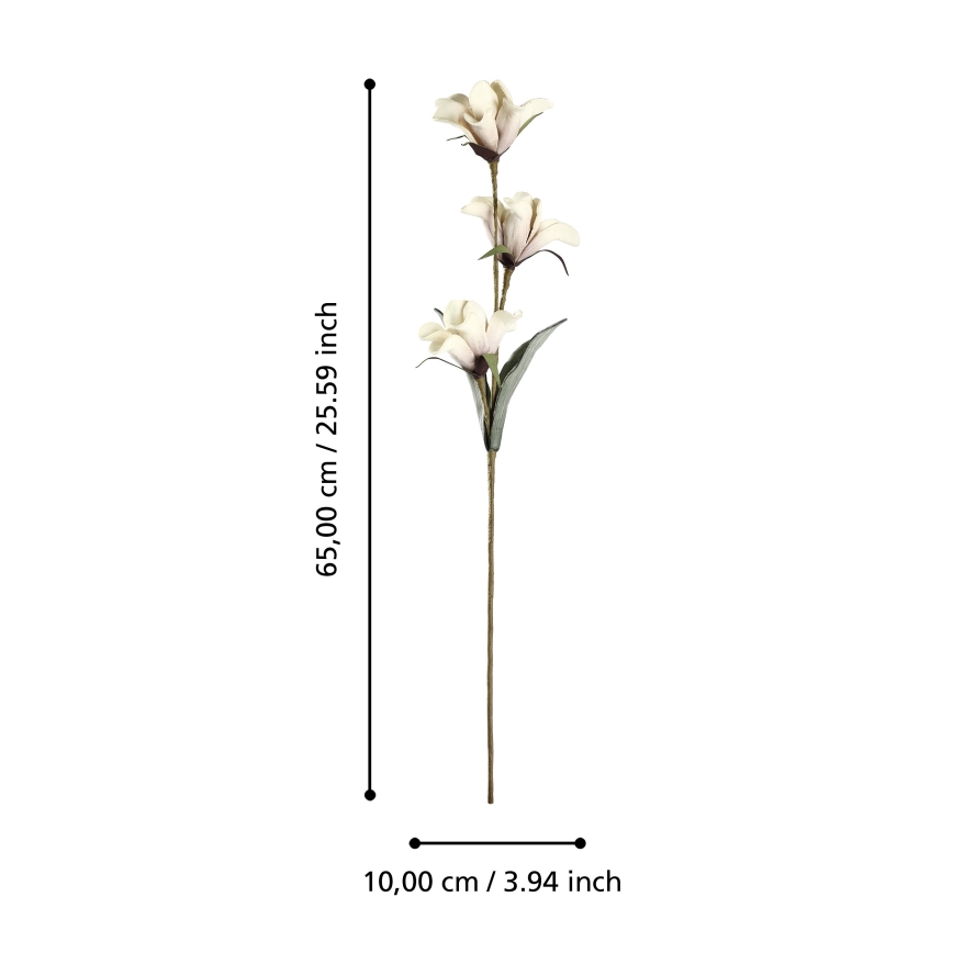Eglo - Τεχνητό λουλούδι 65 cm μπεζ